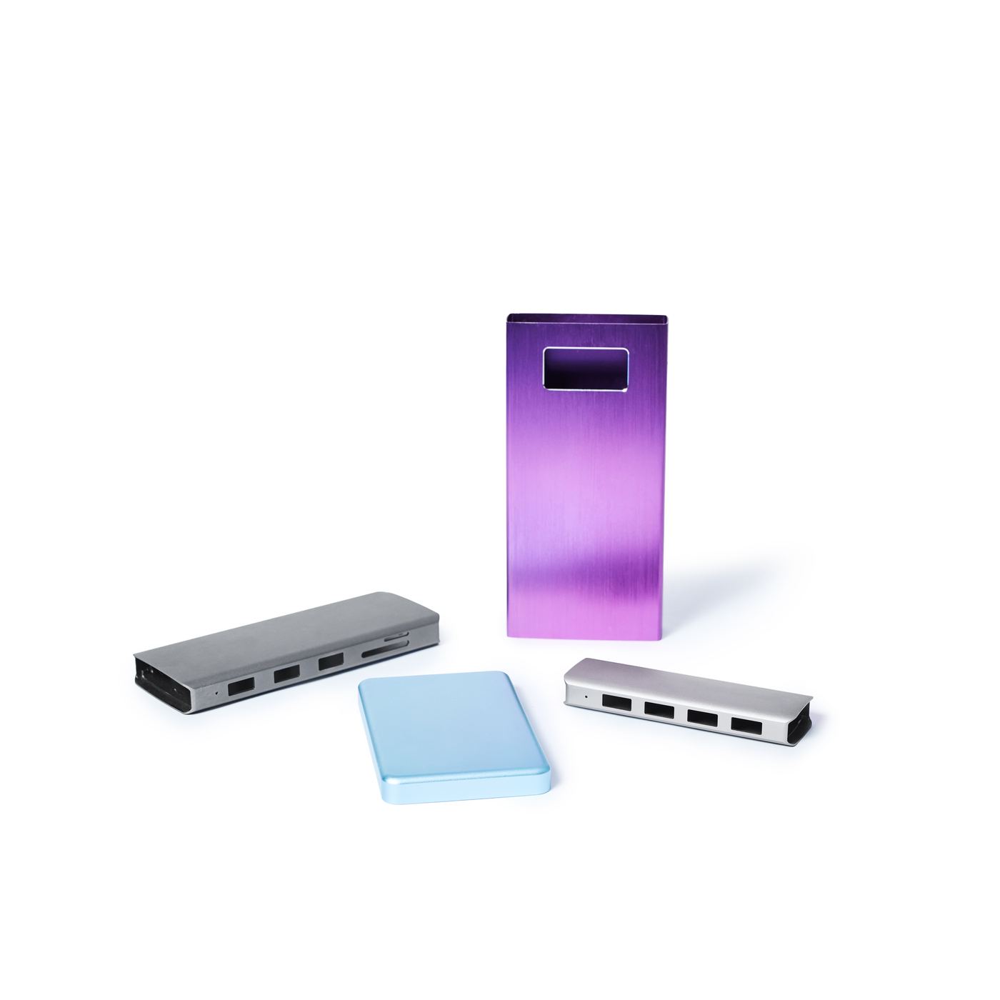Anodized aluminum enclosures, color range