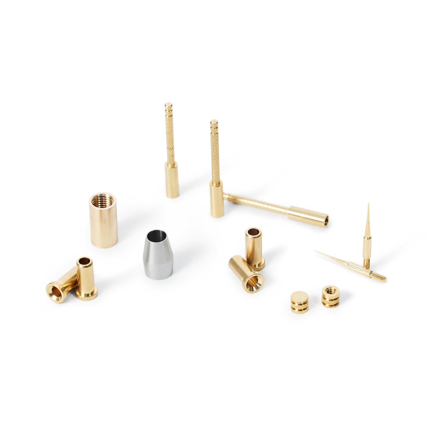 Precision turned brass pins