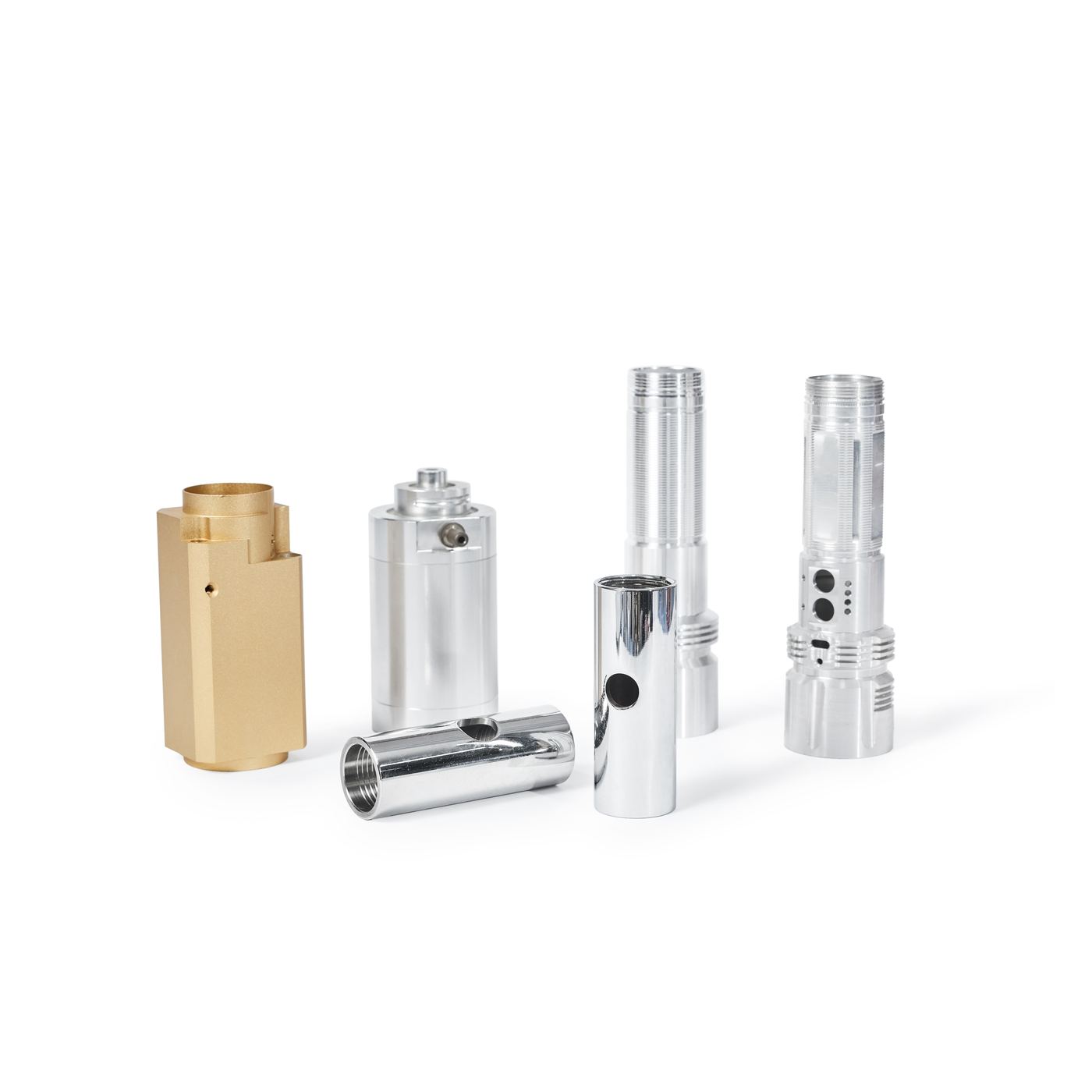 Precision turned aluminum components