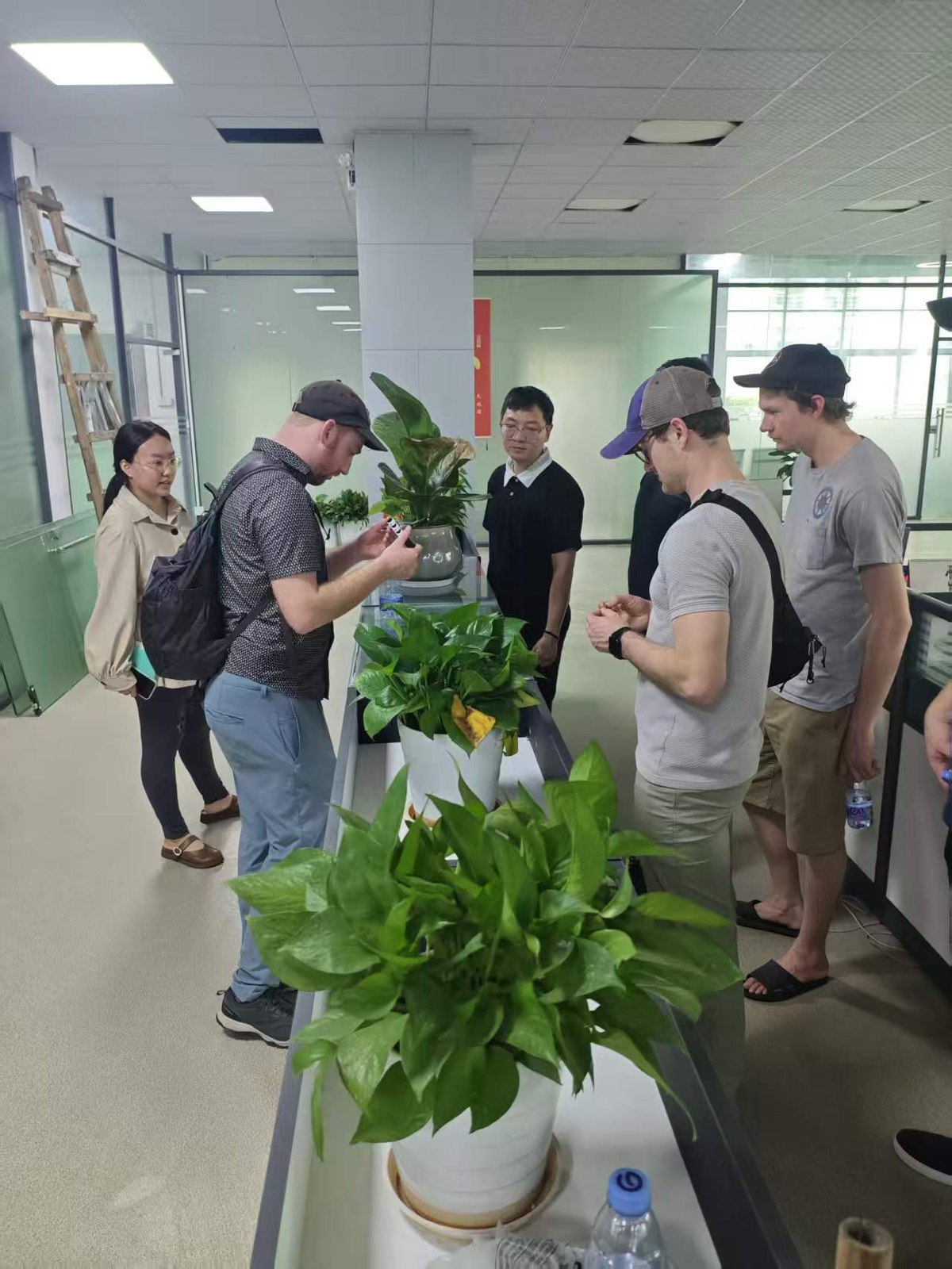 Blue Robotics team on the shop floor at Shenghao