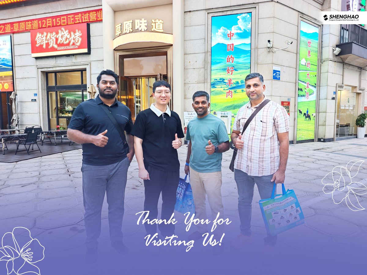 International trading partner visiting Shenghao